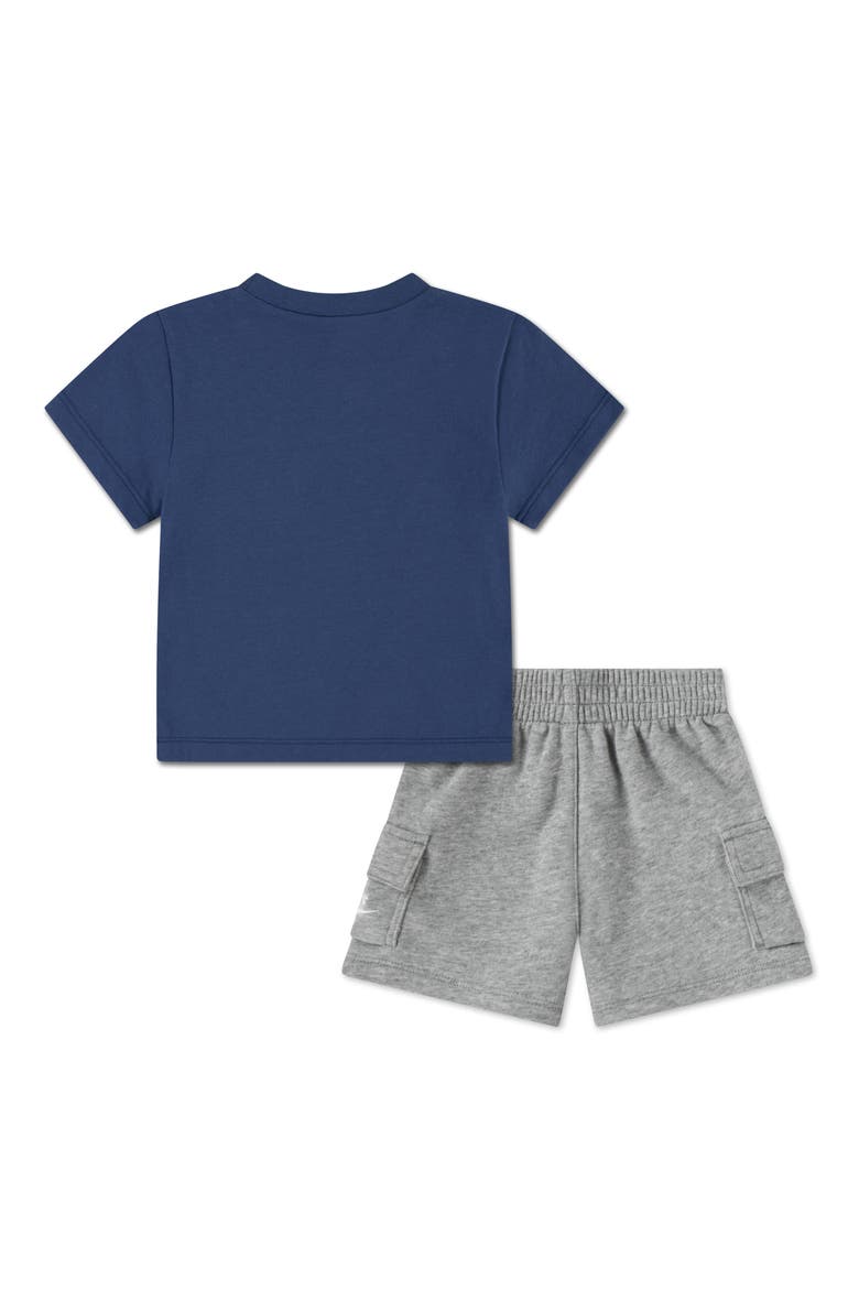 Pocket T-Shirt & Shorts Set, Alternate, color, DARK GREY HEATHER