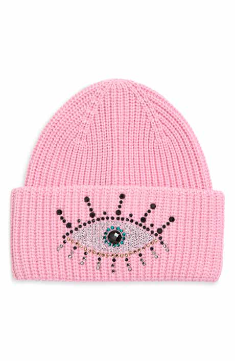 Kurt Geiger London Beaded Evil Eye Beanie