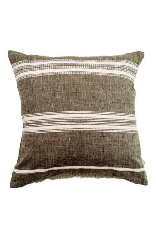 Creative Women Aden Pillow - Cover Only in Grey W/Natural 