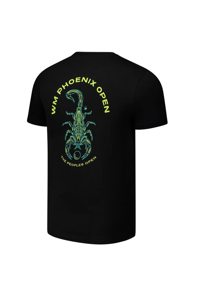 Unisex Flomotion Black WM Phoenix Open Scorpion T-Shirt, Alternate, color, Black