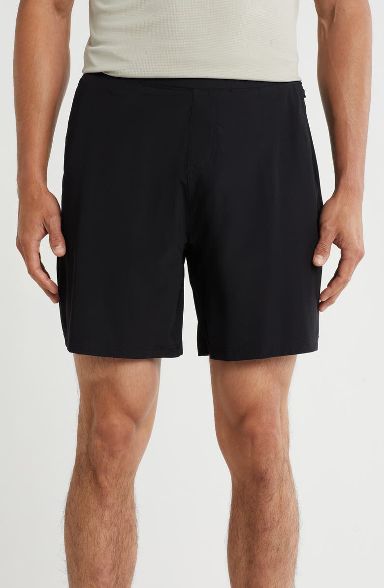 Hurley Activewear Warp Knit Tonal Icon Shorts, Main, color, 