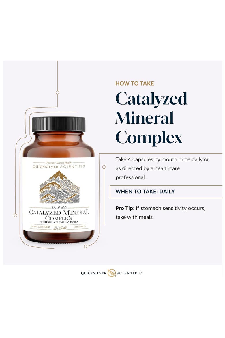 Dr. Shade's Catalyzed Mineral Complex Shilajit and Laminaria Supplement, Alternate, color, None