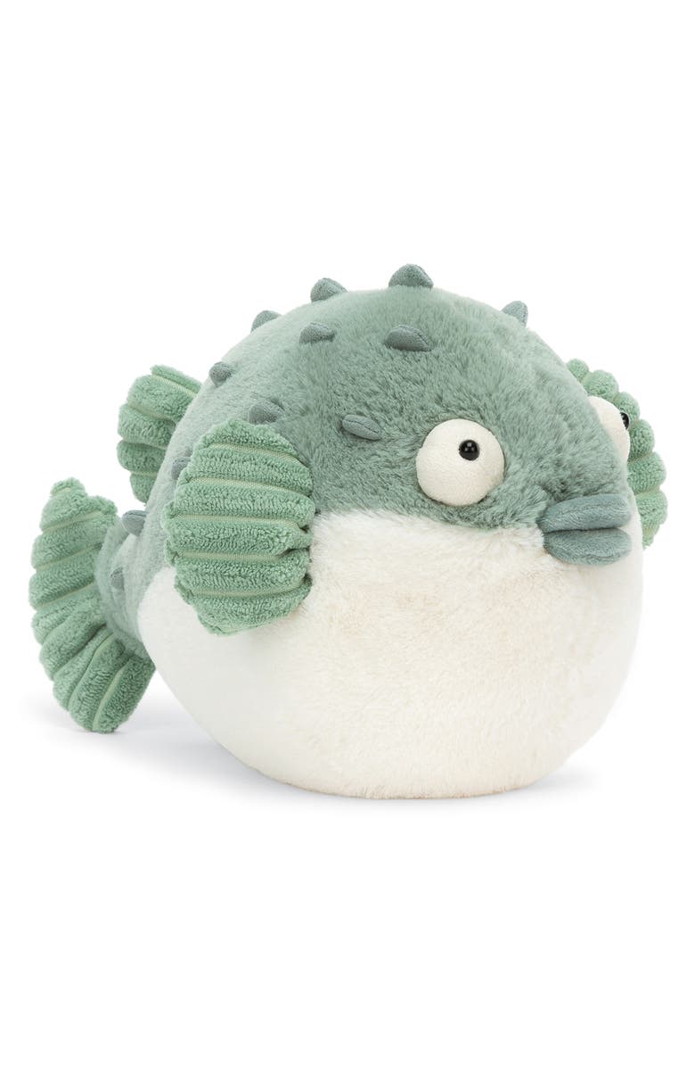 Jellycat Pacey Pufferfish Stuffed Animal, Alternate, color, 