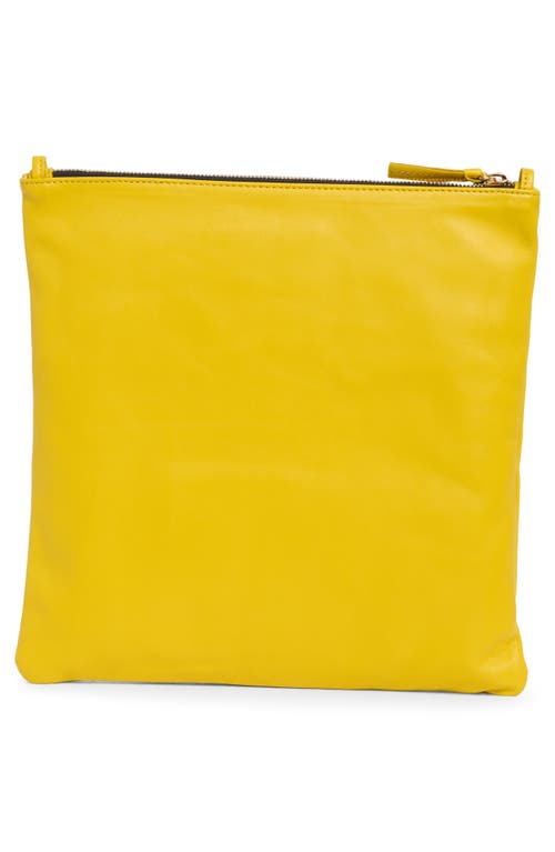 Clare V . Foldover Leather Clutch