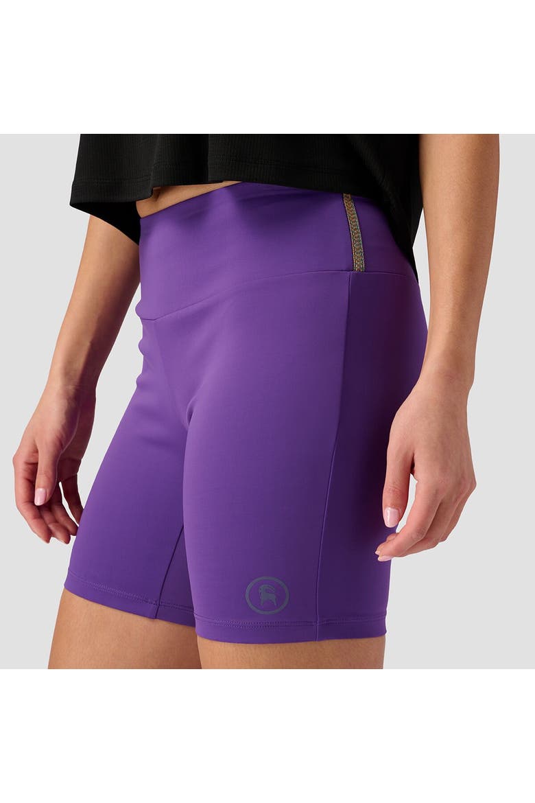 Destination Run Bike Short - Women's, Alternate, color, Tillandsia Purple