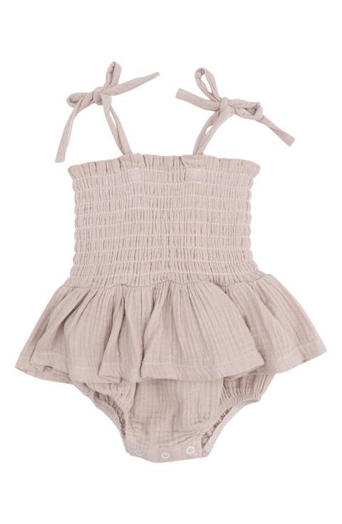 Organic Cotton Muslin Skirted Bodysuit (Baby)