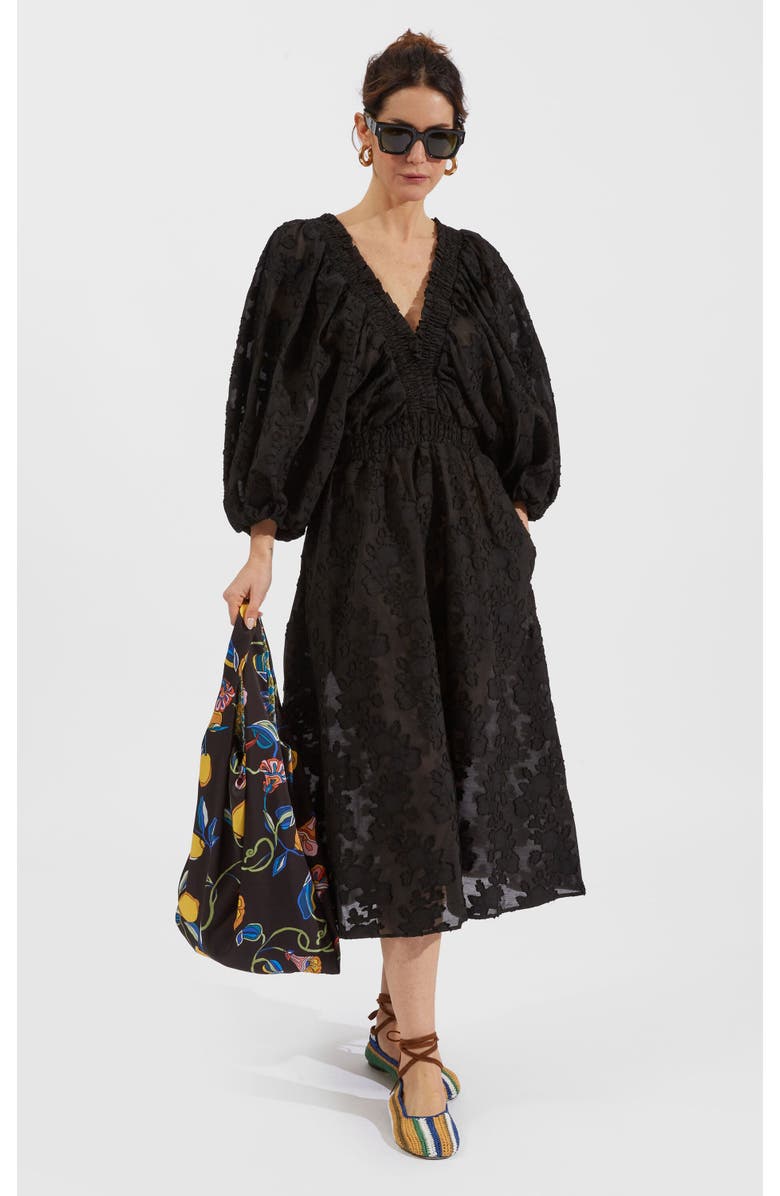 La DoubleJ Bayside Dress, Main, color, Begonia Nero Black