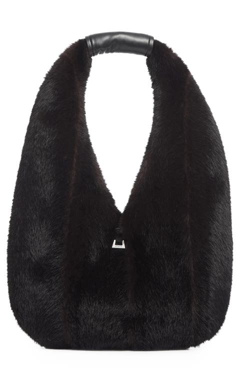 Colette Faux Mink Ring Bag