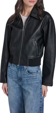 Levi's Faux Leather Bomber Jacket