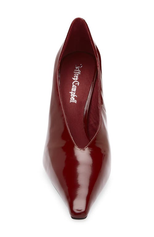 Jeffrey Campbell Hints Pump In Burgundy