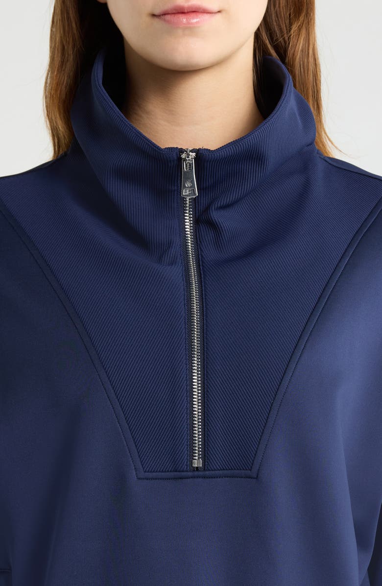 Greyson Wren Quarter Zip Top, Alternate, color, Maltese Blue