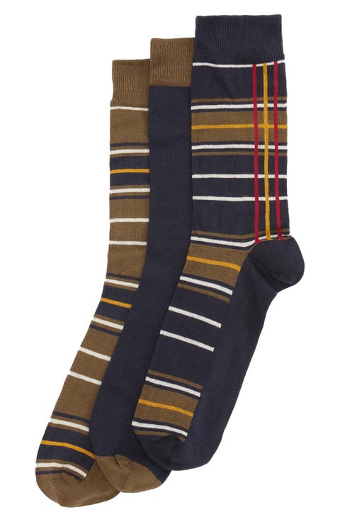 Tartan 3-Pack Crew Socks