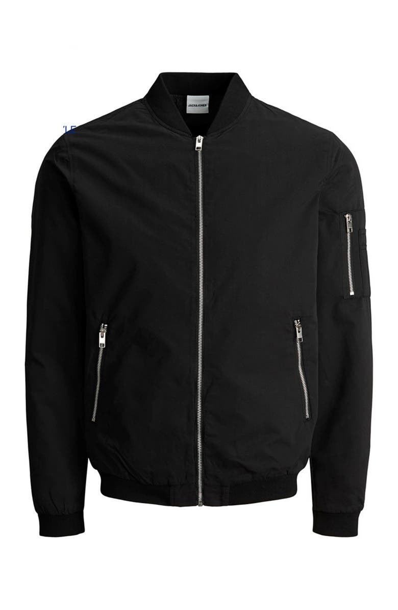 JACK&JONES Zip Front Bomber Jacket, Alternate, color,