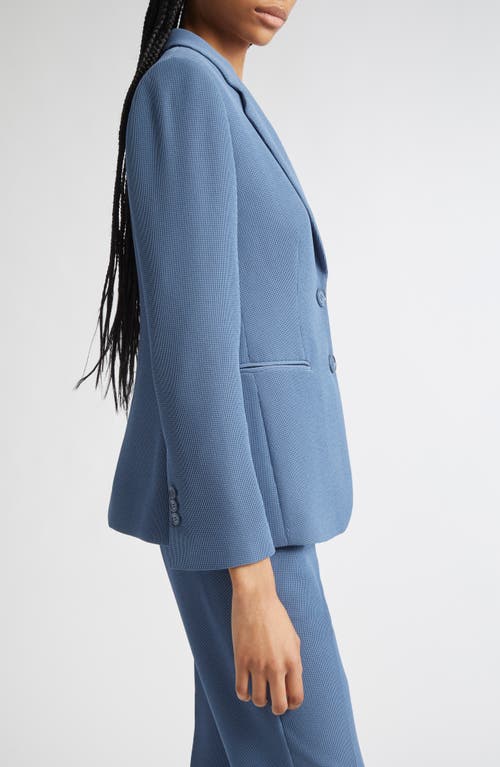 Emporio Armani One-button Blazer In Blue