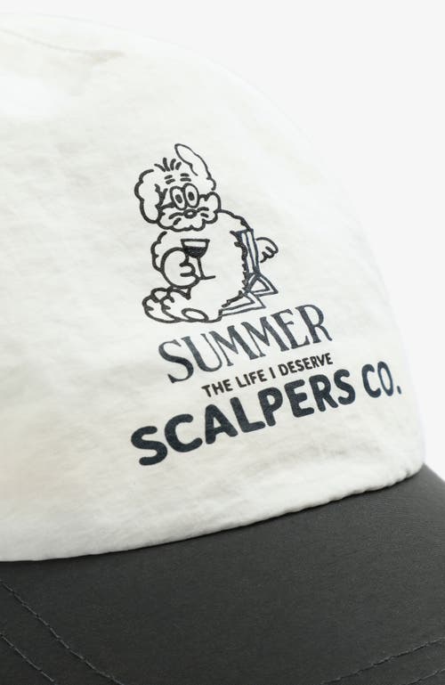 Scalpers Cove Trucker Cap In White