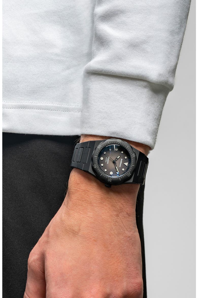 Subacqueo Polycarbonate Bracelet Watch, 40.5mm, Alternate, color, BLACK