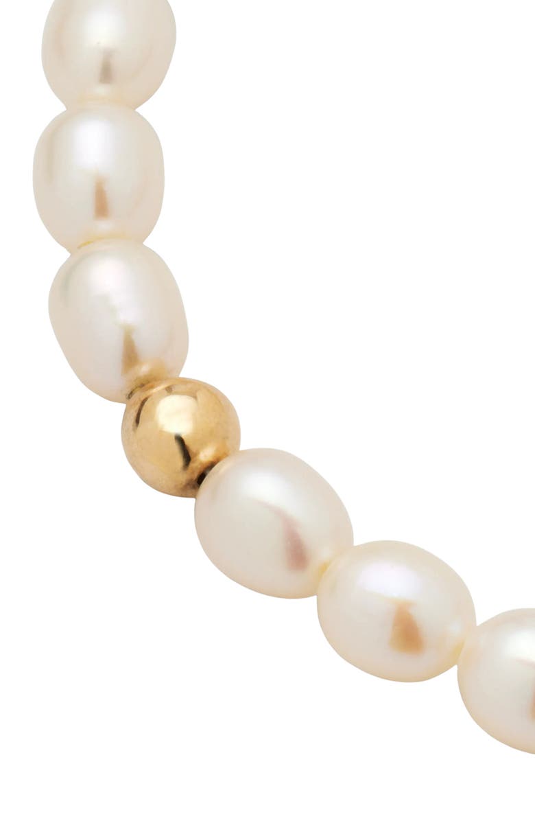 Poppy Finch Keshi Pearl Nugget Necklace, Alternate, color, 