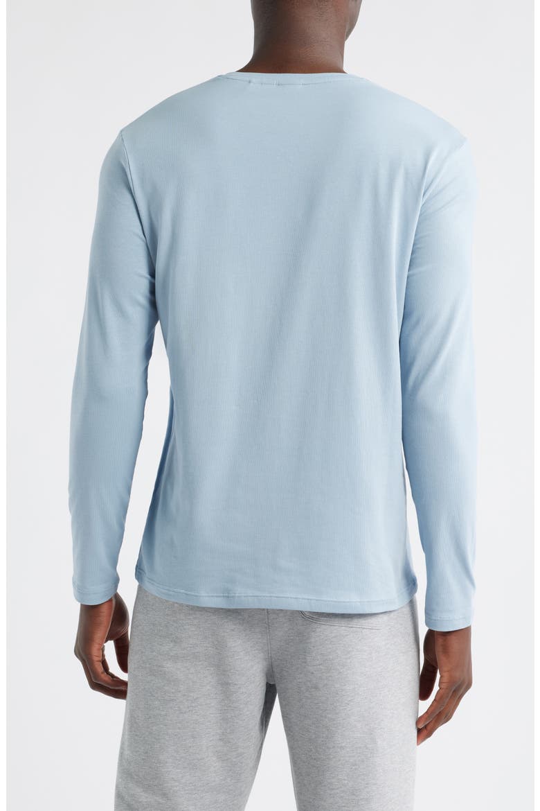 Mix Match Long Sleeve Stretch Modal Pajama T-Shirt, Alternate, color, OPEN BLUE
