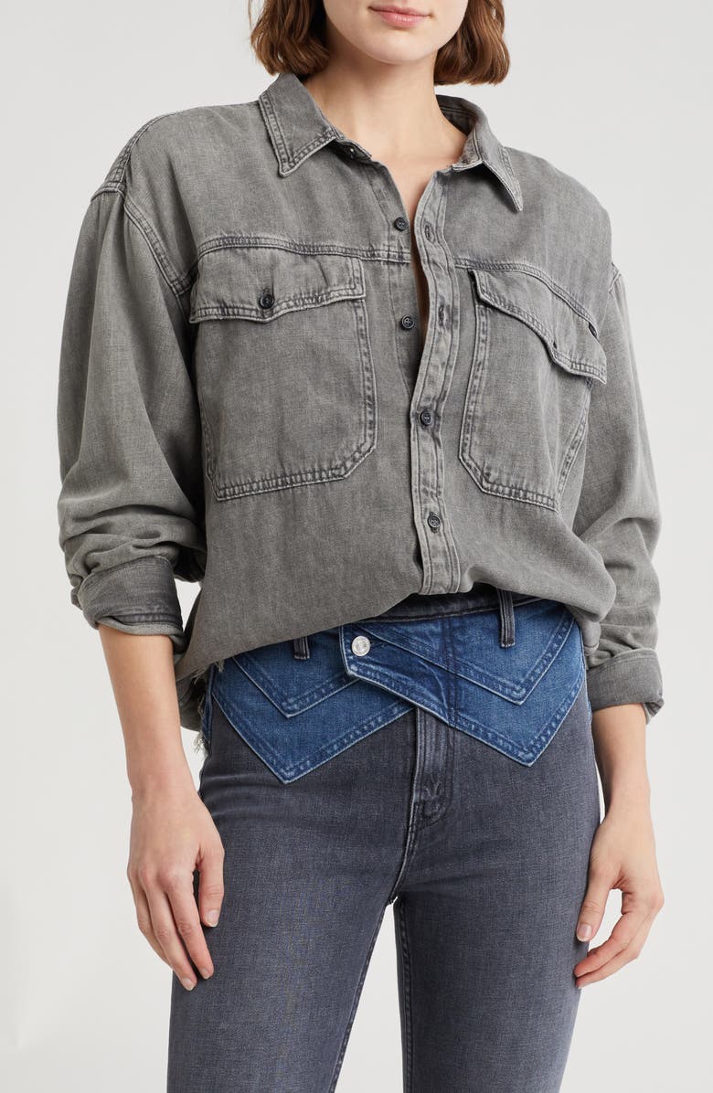 MOTHER The Lazy Sunday Cotton Button-Up Shirt, Main, color,