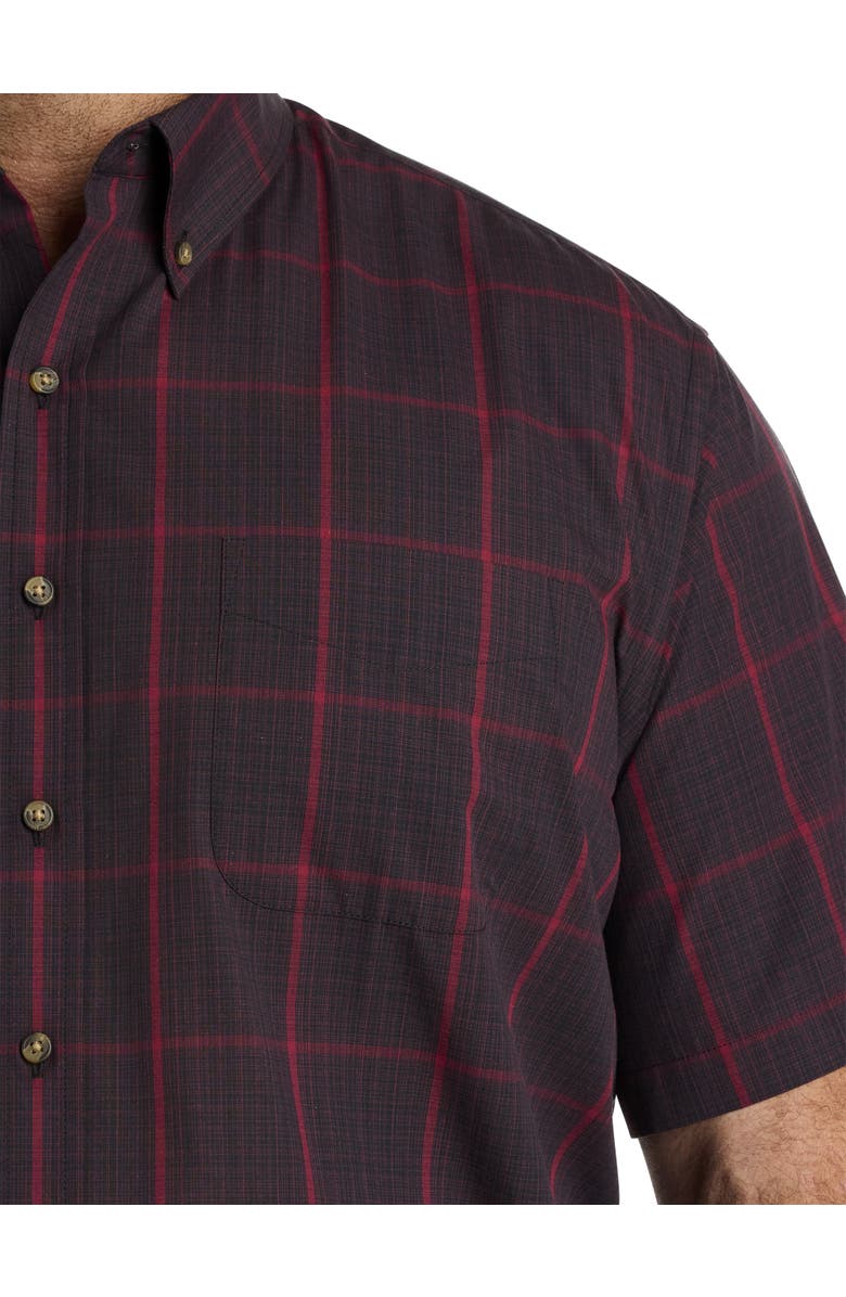 Harbor Bay by DXL Easy-Care Plaid Sport Shirt, Alternate, color,