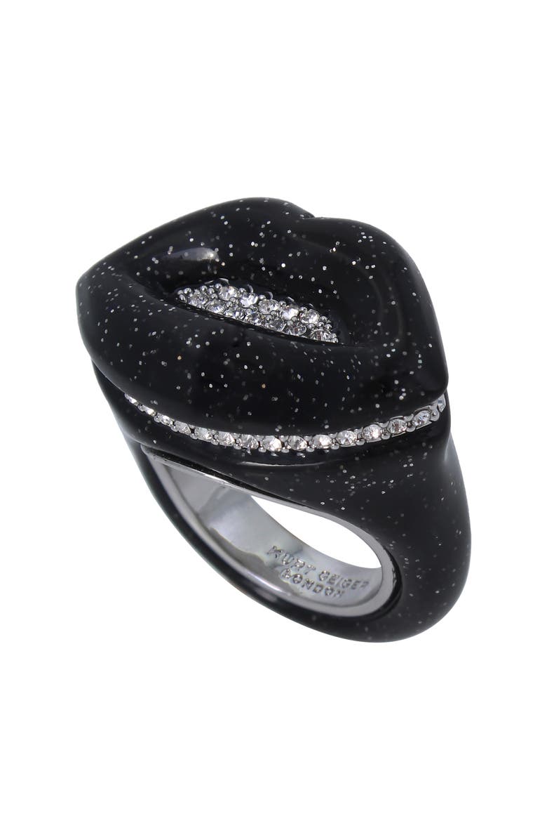 Kurt Geiger London Lip Cocktail Ring, Alternate, color,