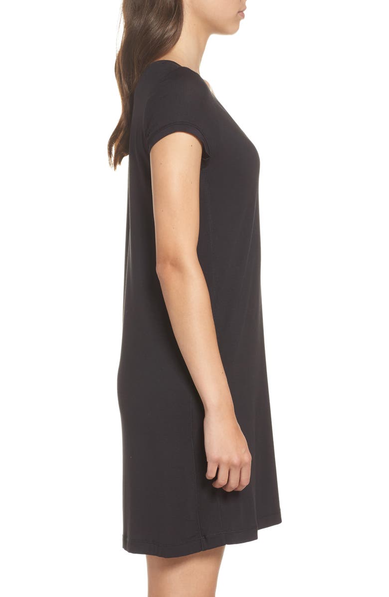 DKNY 'City Essentials' V-Neck Sleep Shirt, Alternate, color, 