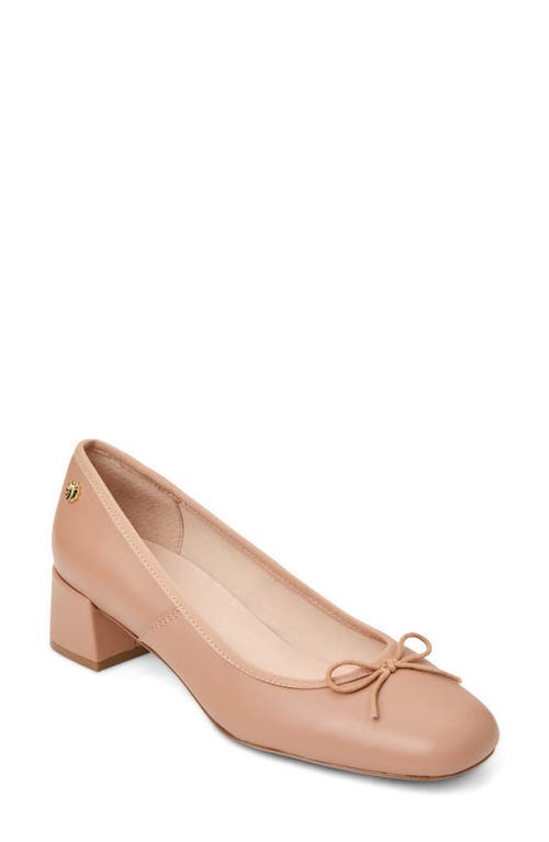 Jack Rogers Maddy Square Toe Pump in Caf Au Lait 