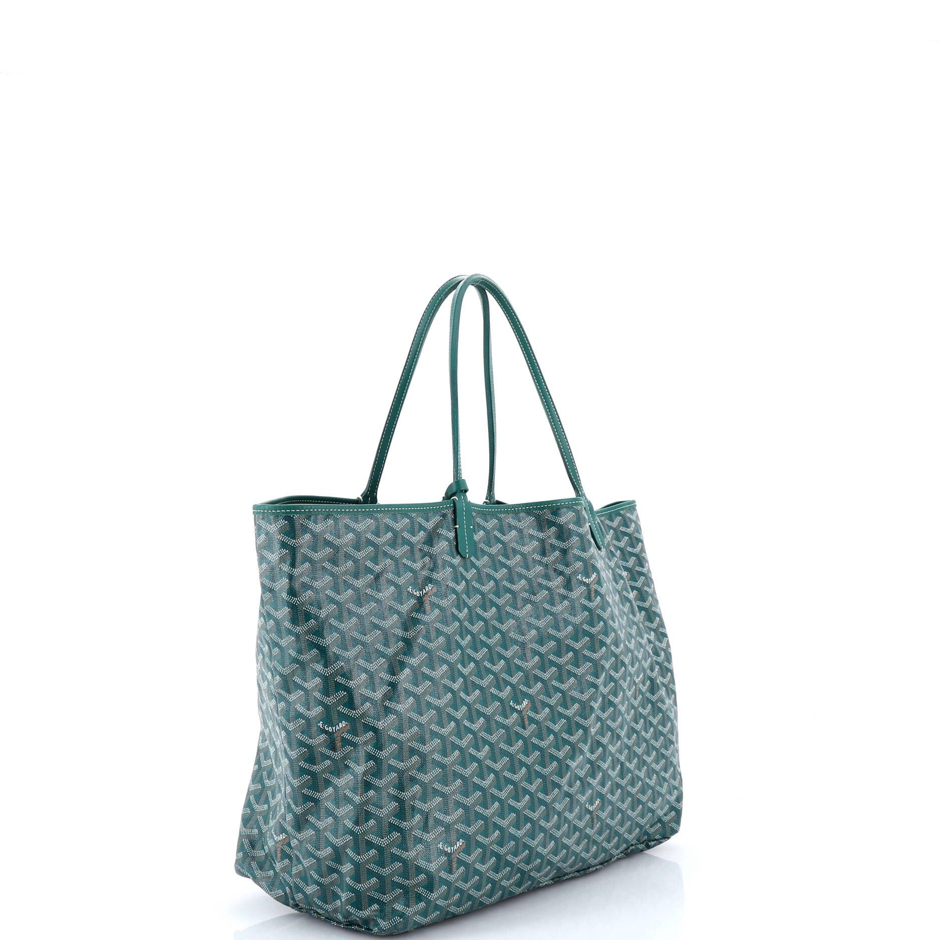 Pre-Owned Goyard Saint Louis Tote Coated Canvas GM, Alternate, color, Green