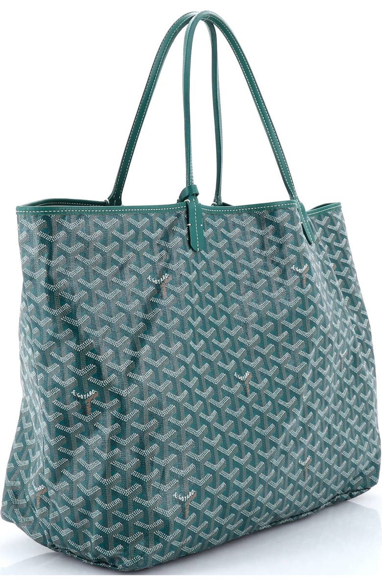 Pre-Owned Goyard Saint Louis Tote Coated Canvas GM, Alternate, color, Green
