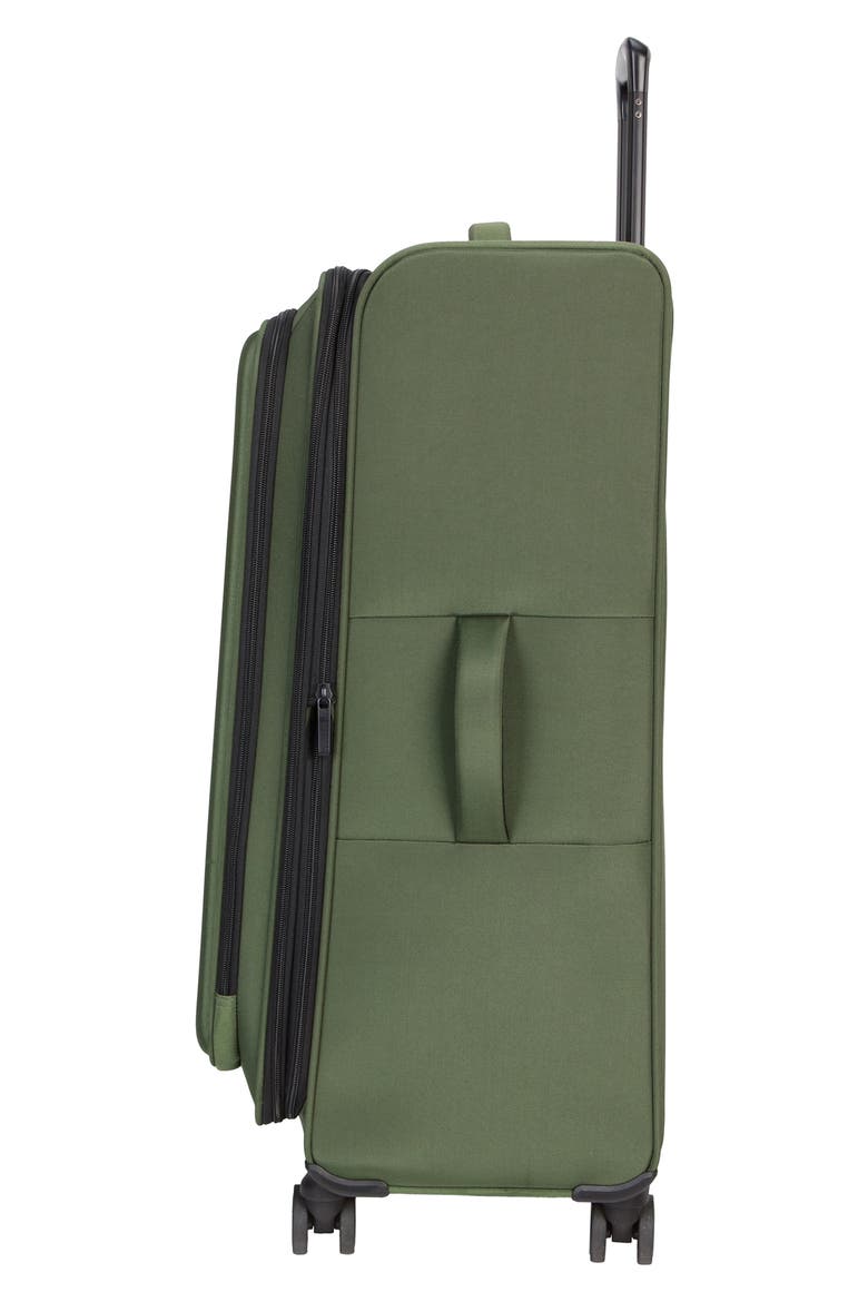 The Venturer 28 Inch Checked Suitcase, Alternate, color, OLIVE
