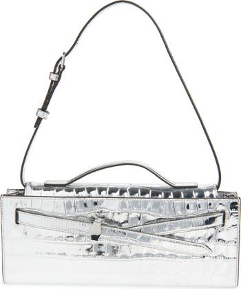 Veronica Beard Croc Embossed Dash Clutch | Nordstrom