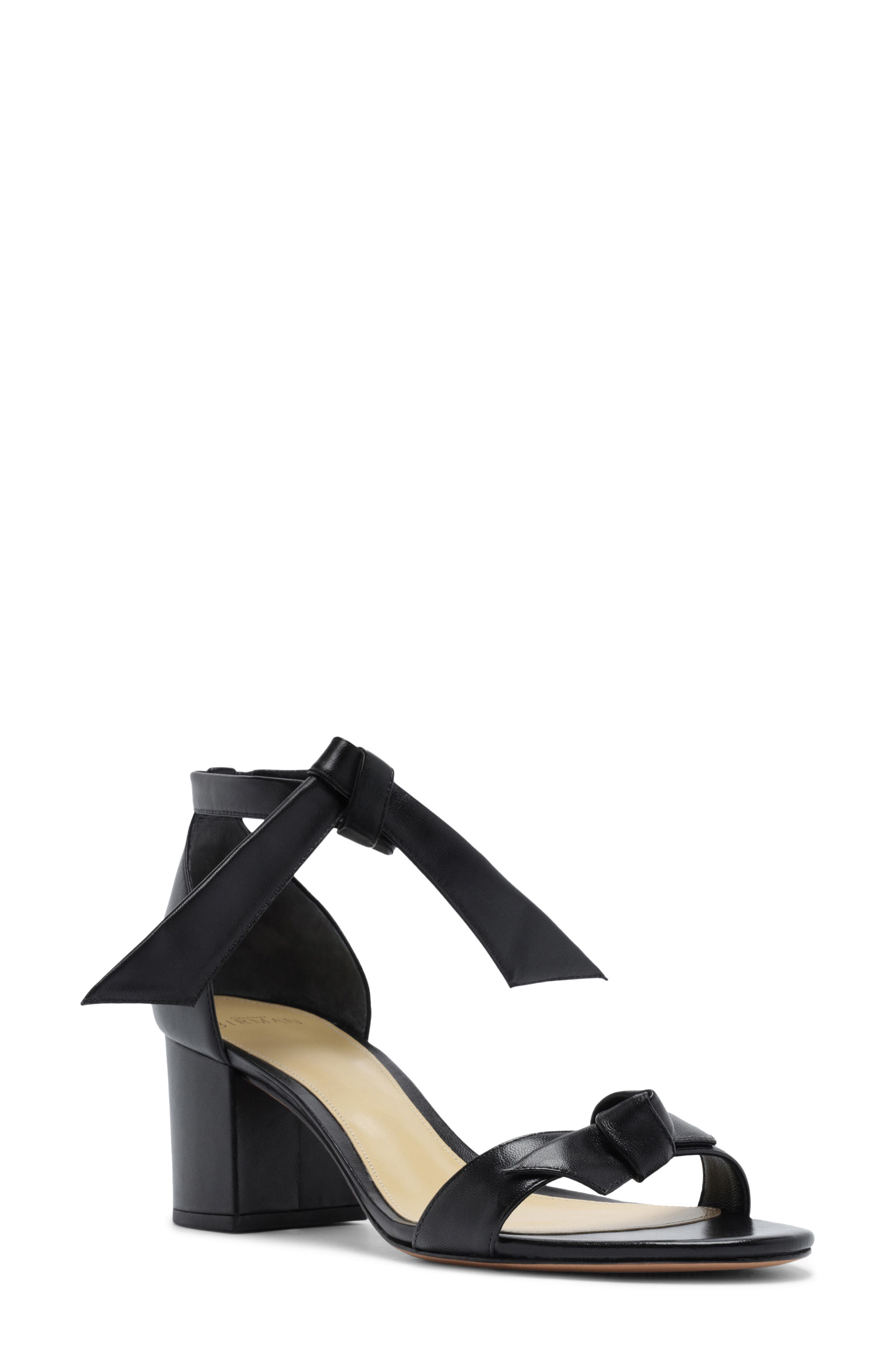 Alexandre Birman Clarita Block Heel Sandal, Main, color, Black