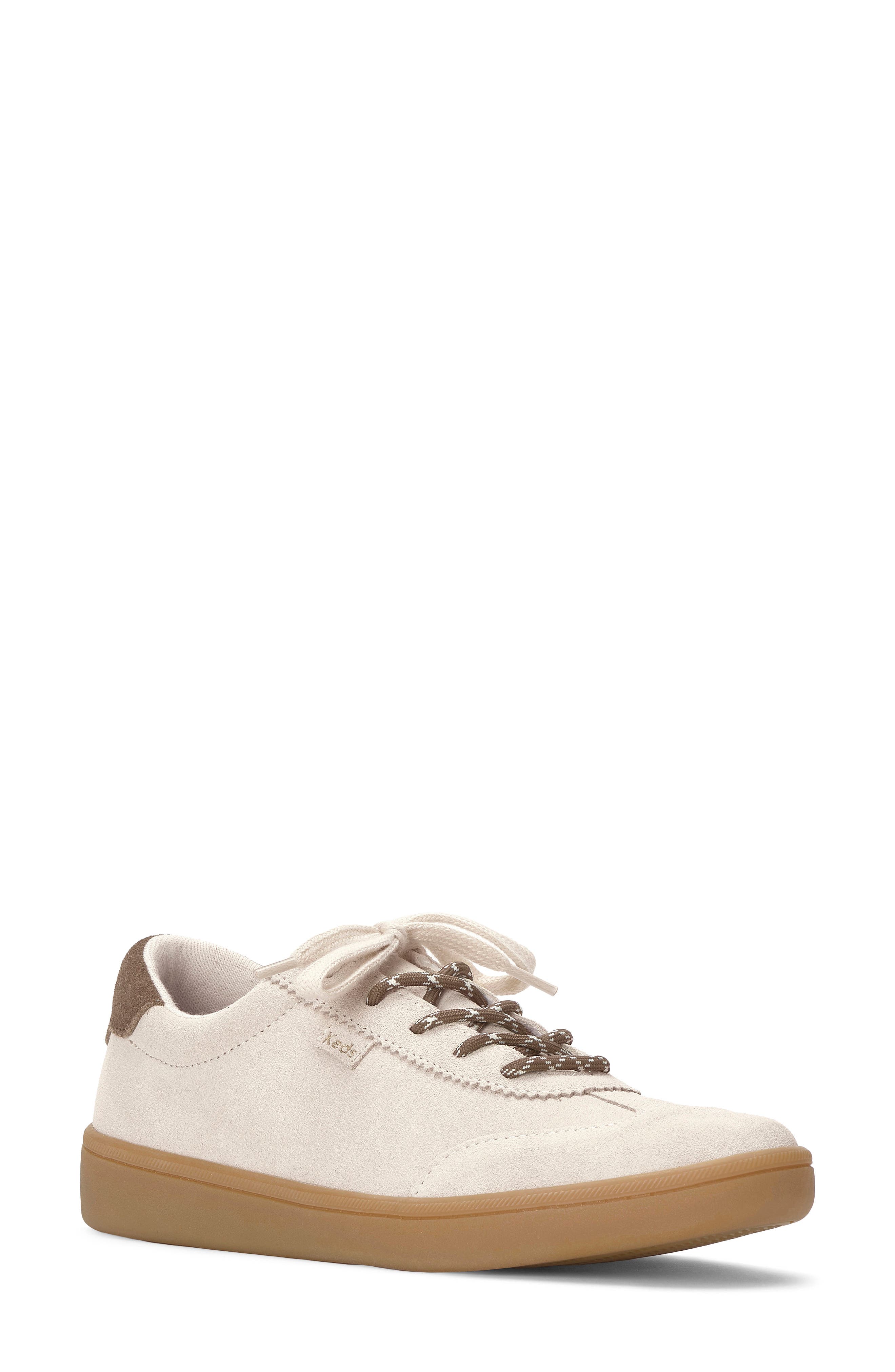 Ace II Leather Sneaker, Main, color, PARCHMENT