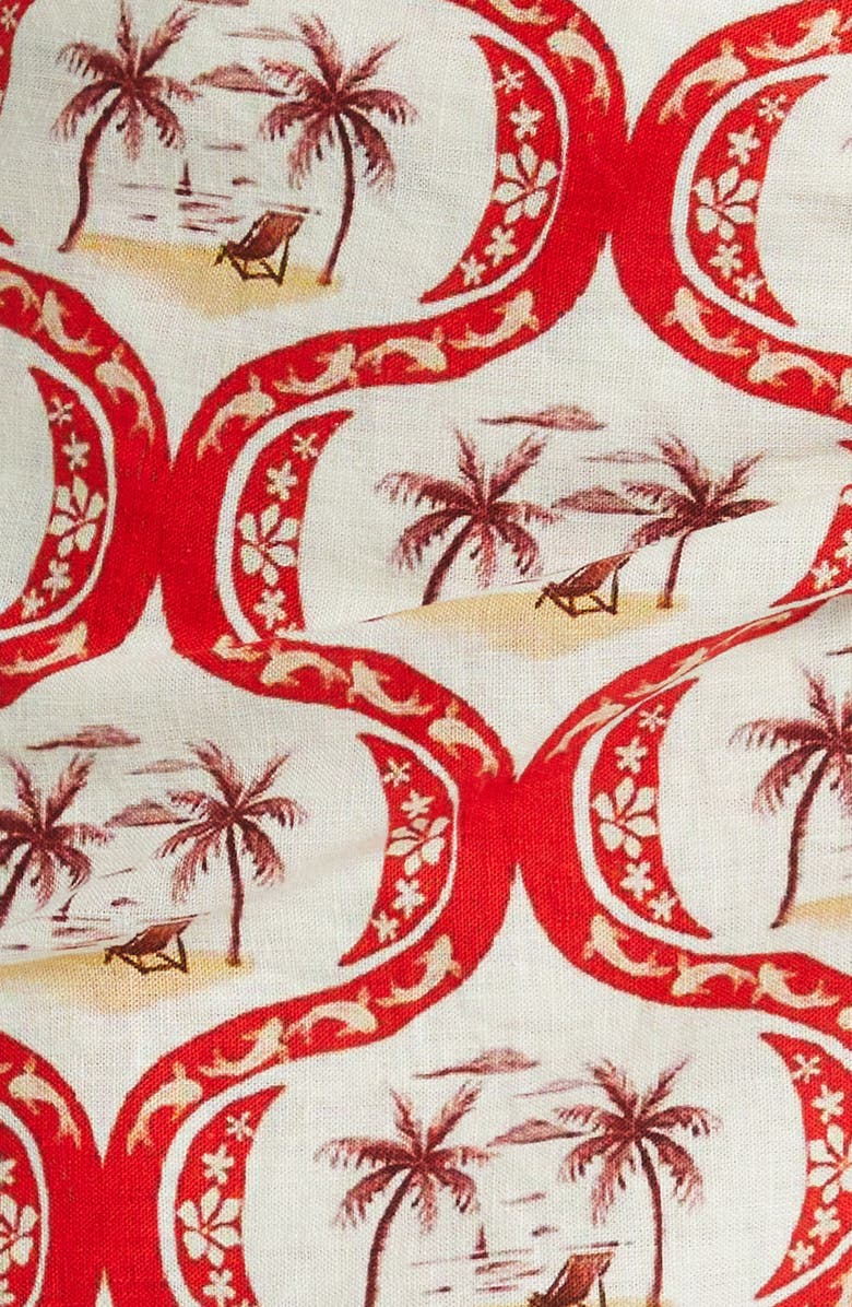 FARM Rio Beach Cover-Up Wrap Miniskirt, Alternate, color, 