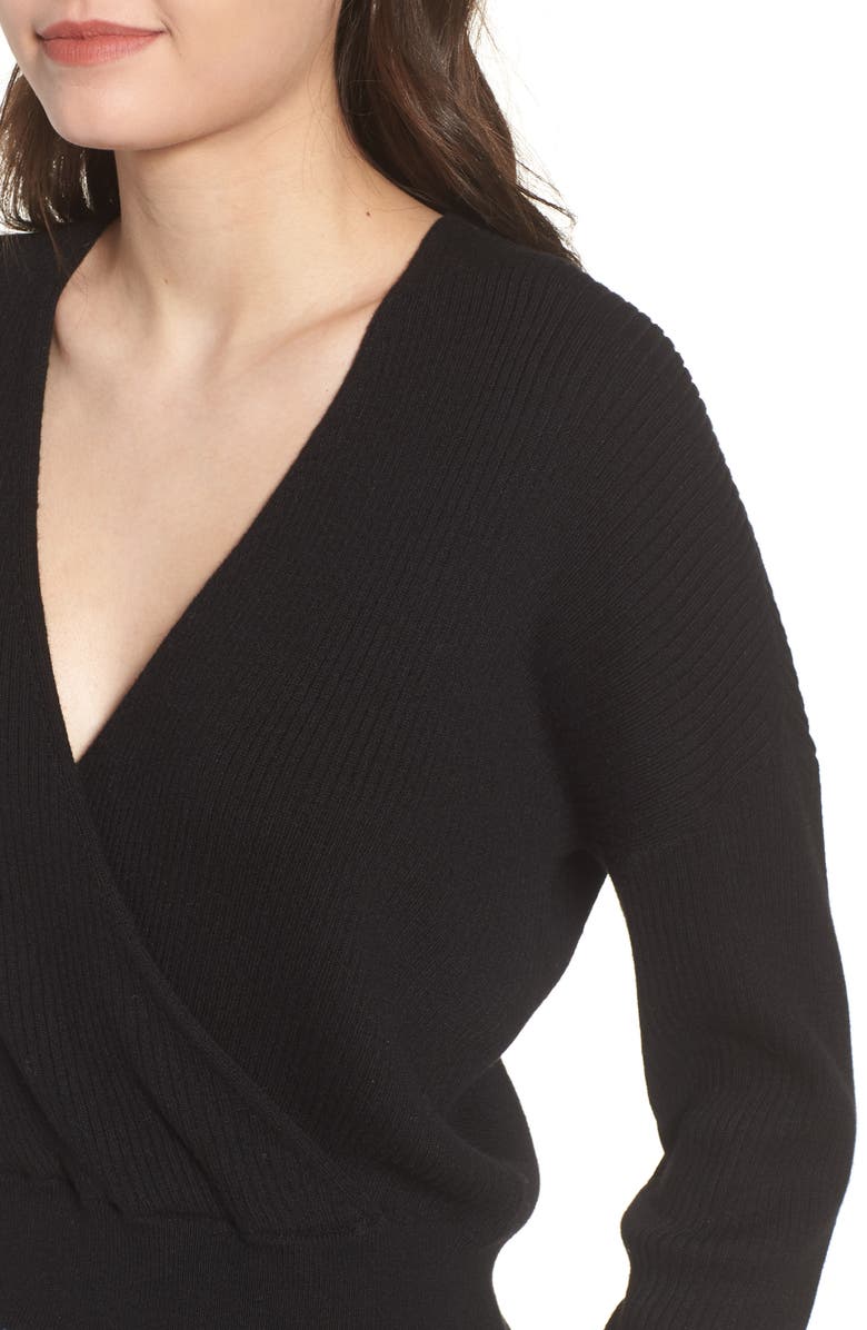 Leith Rib Wrap Sweater, Alternate, color,