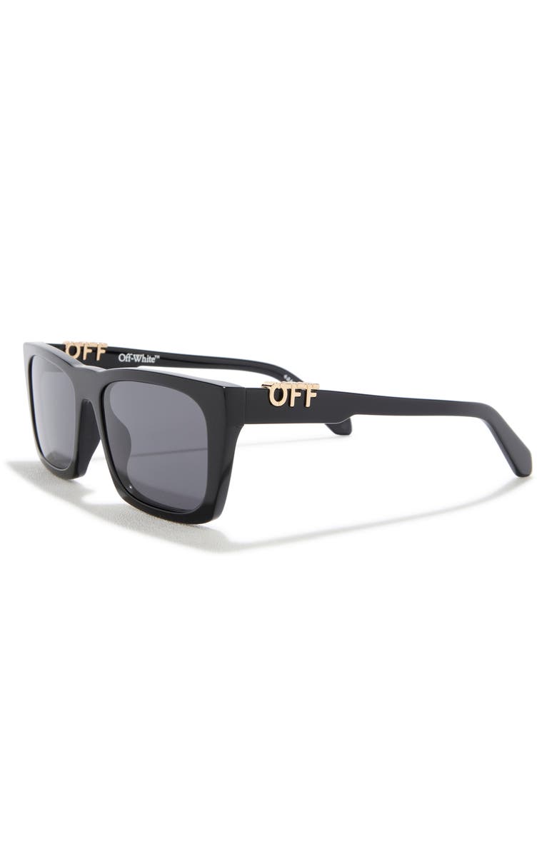 Off-White Albany 56mm Square Sunglasses, Alternate, color, Black Dark Grey