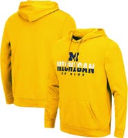 COLOSSEUM Men's Colosseum Maize Michigan Wolverines Lantern Pullover Hoodie