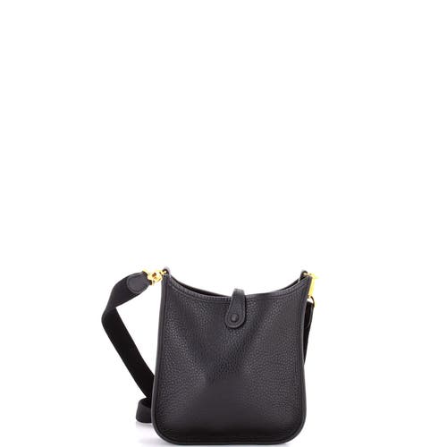Pre-owned Hermes Hermes Evelyne Bag Gen Iii Clemence Tpm In Black