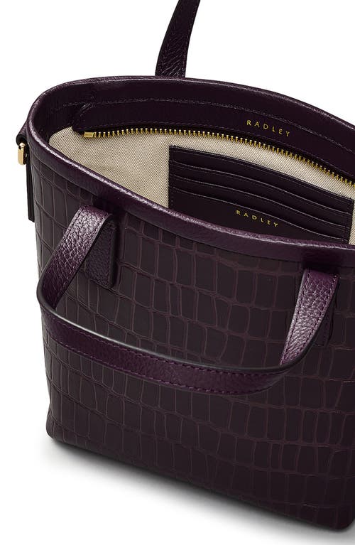 Radley Small Bridgewater 2.0 Zip Top Tote In Purple