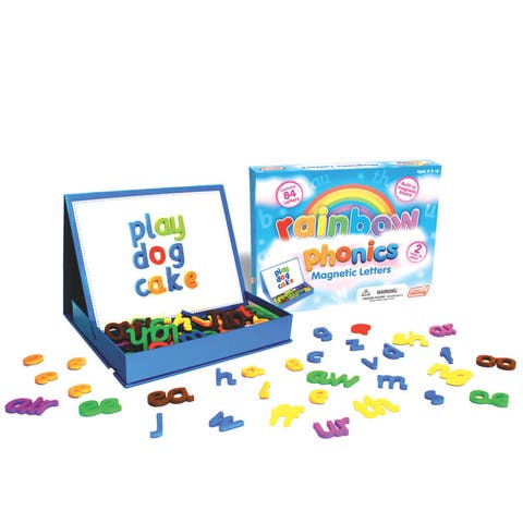 Rainbow Phonics Magnetic Letters Set For Word Building