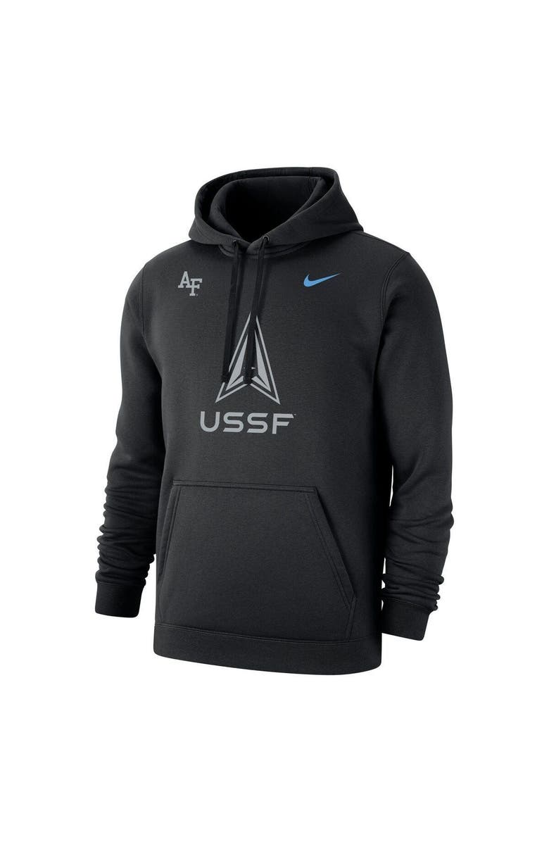Nike Men's Nike Black Air Force Falcons Space Force Rivalry Fleece Pullover Hoodie, Alternate, color, 