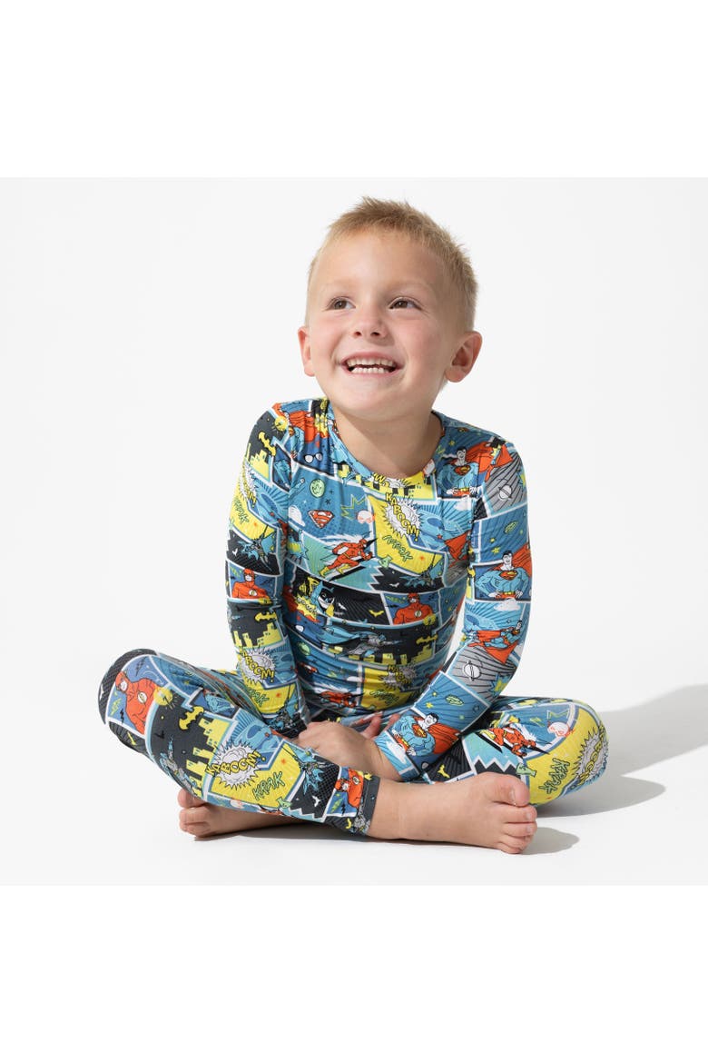 Kids' Justice League Heroes Set of 2 Piece Pajamas, Alternate, color, Justice League Heroes