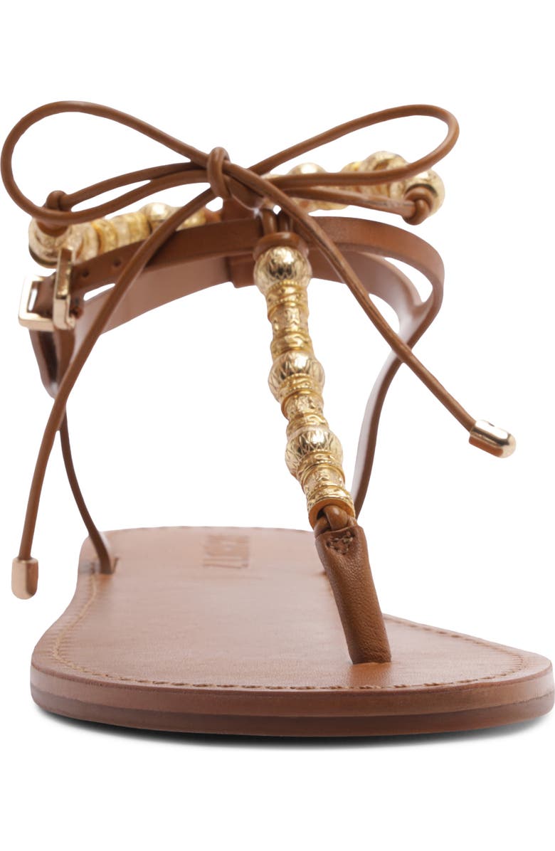 Schutz Nia Ankle Strap Sandal, Alternate, color, Burnt Honey
