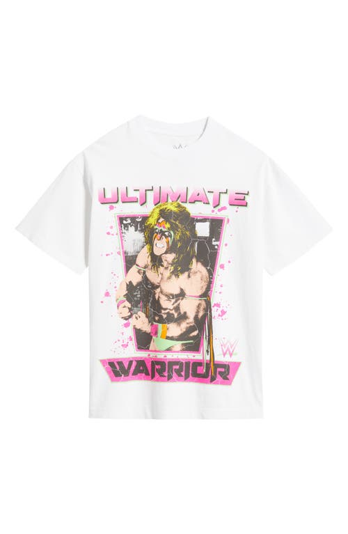 Id Supply Co Wwe Ultimate Warrior Graphic T-shirt In White