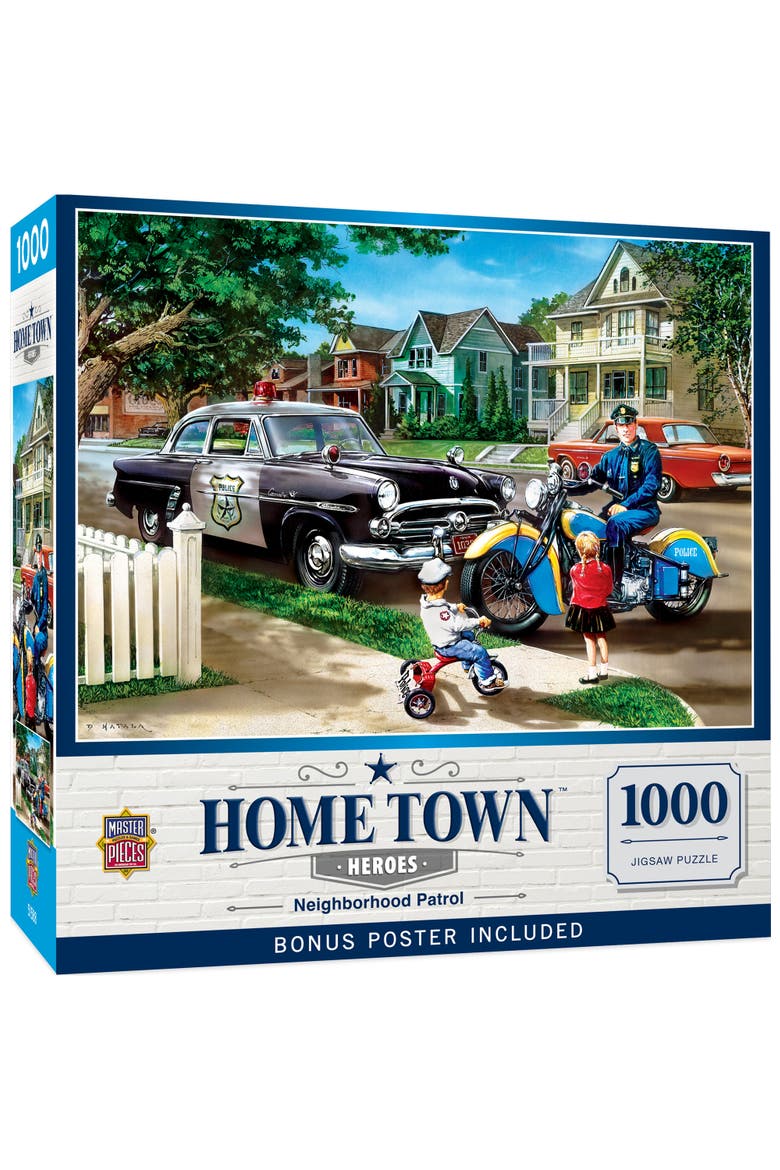 Neighborhood Patrol 1000 Piece Puzzle, Main, color, Multicolor