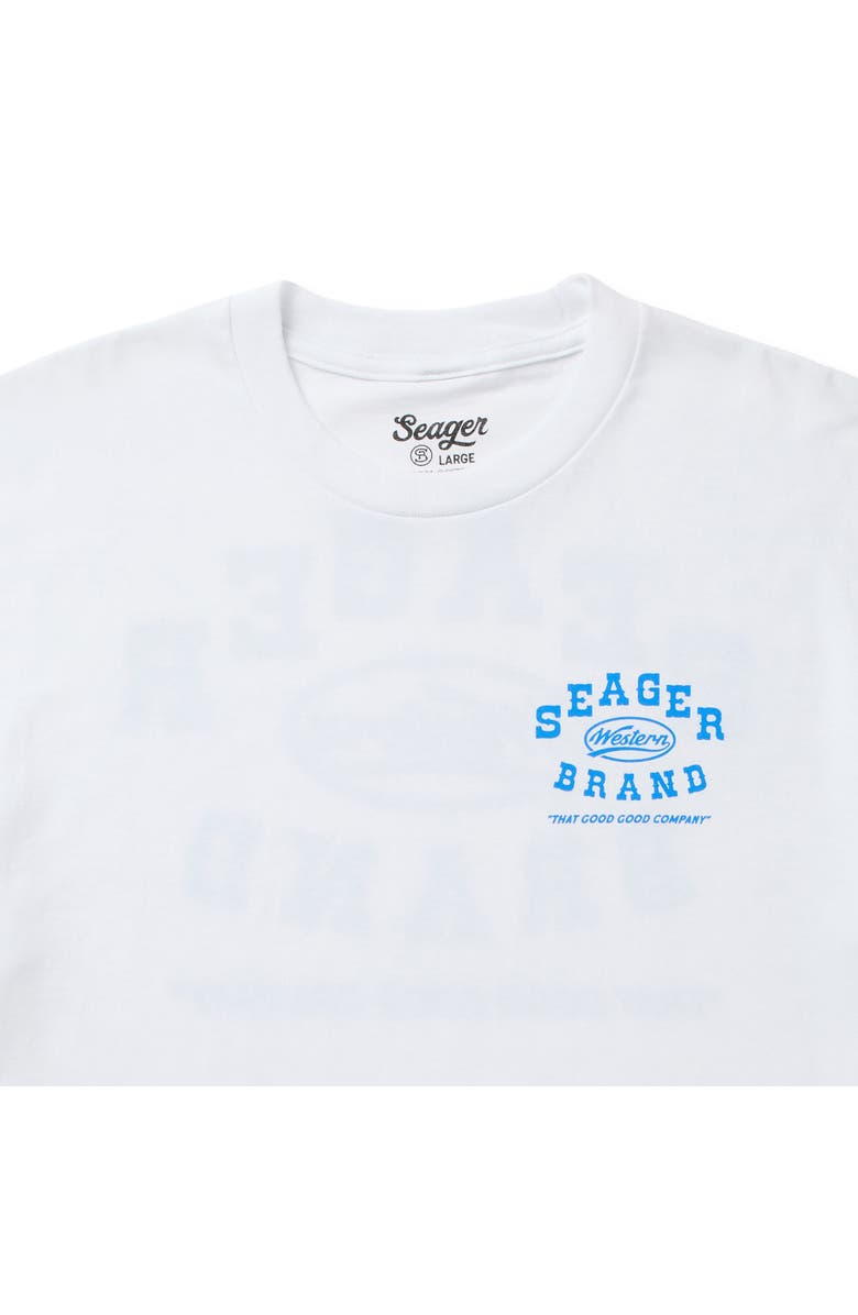 Seager Co Saloon Cotton Graphic T-Shirt, Alternate, color, White