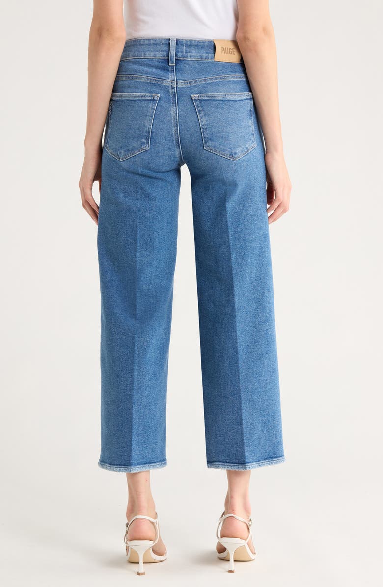 PAIGE Sasha High Waist Ankle Wide Leg Jeans, Alternate, color, Buckingham