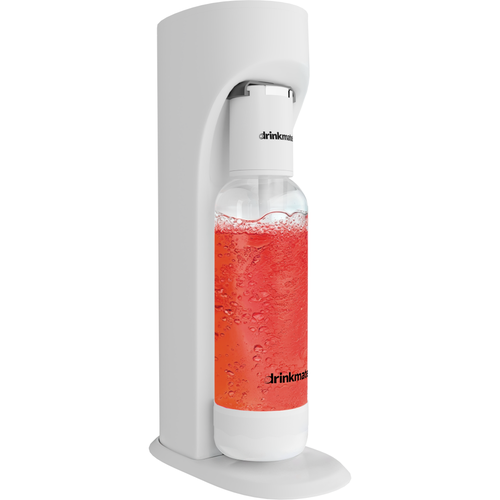 Drinkmate Omnifizz Without Co2, Sparkling Water And Soda Maker, Carbonates Any Drink In White