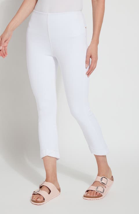 Lauren Raw Hem Crop Legging Jeans