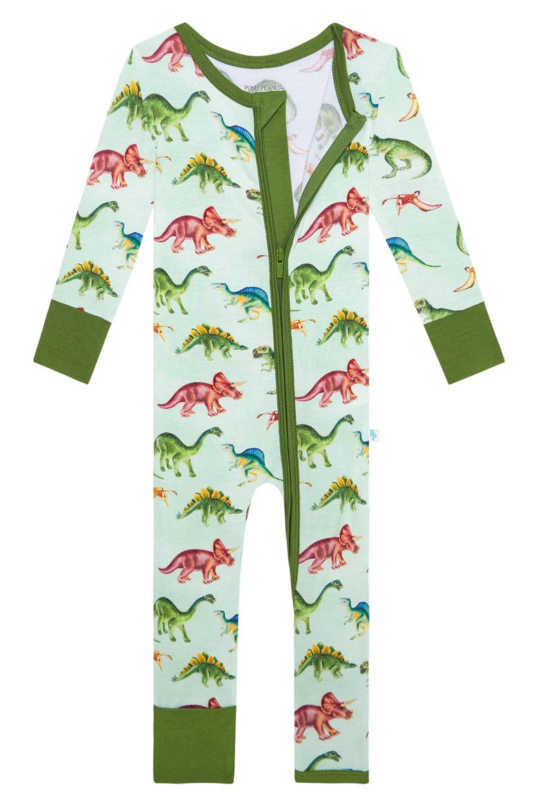 Buddy Fitted Convertible Footie Pajamas, Main, color, OPEN GREEN